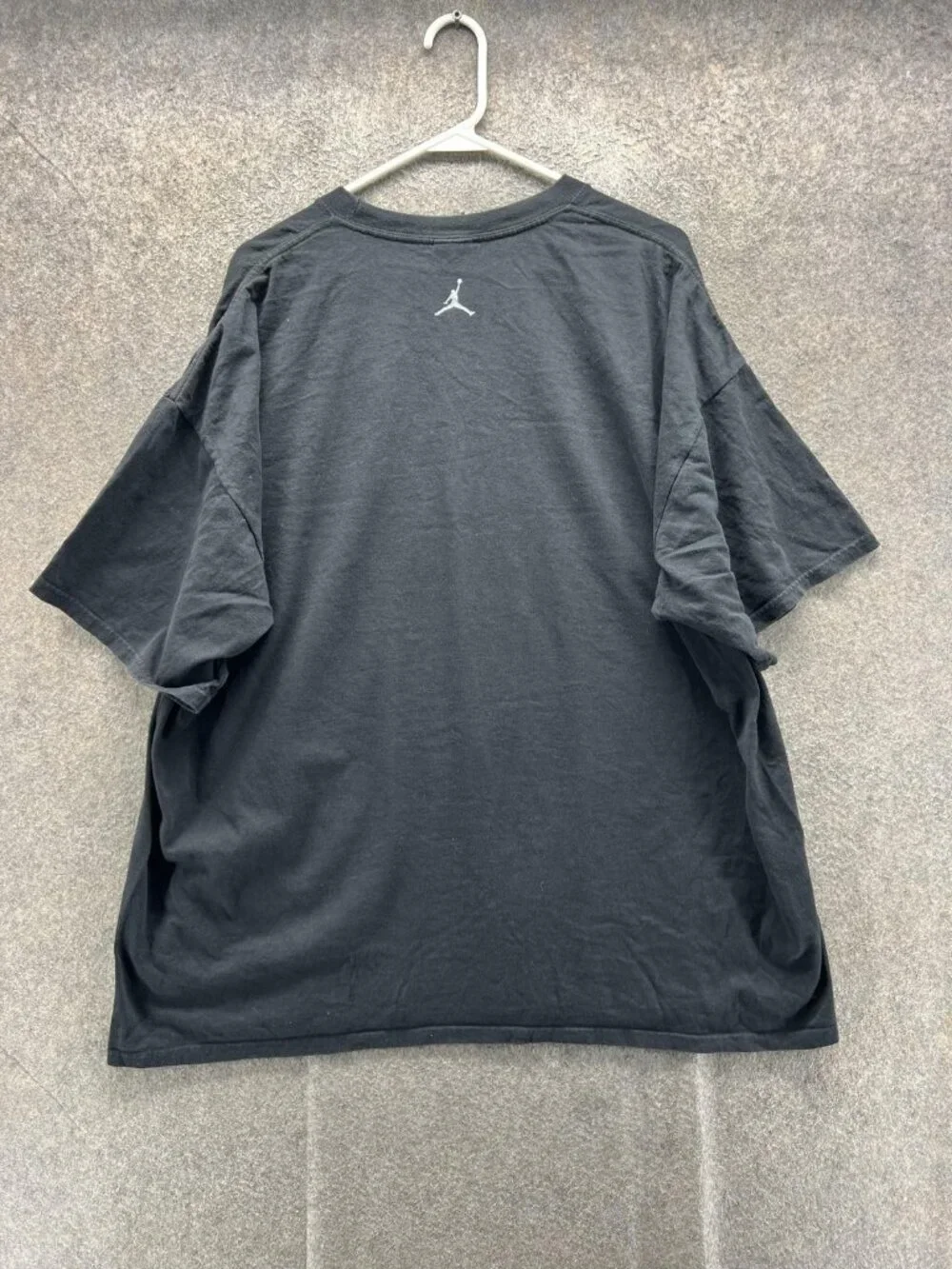 Jordan Shirt Mens 2XL Black Flight Jumpman Graphic Tee Basketball Logo Y2K